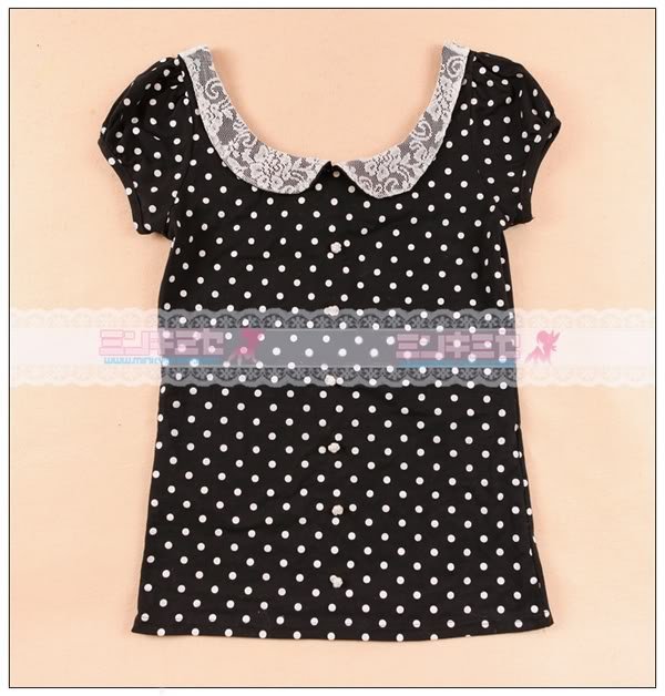 Vintage Polka Dot Shirt & Shorts